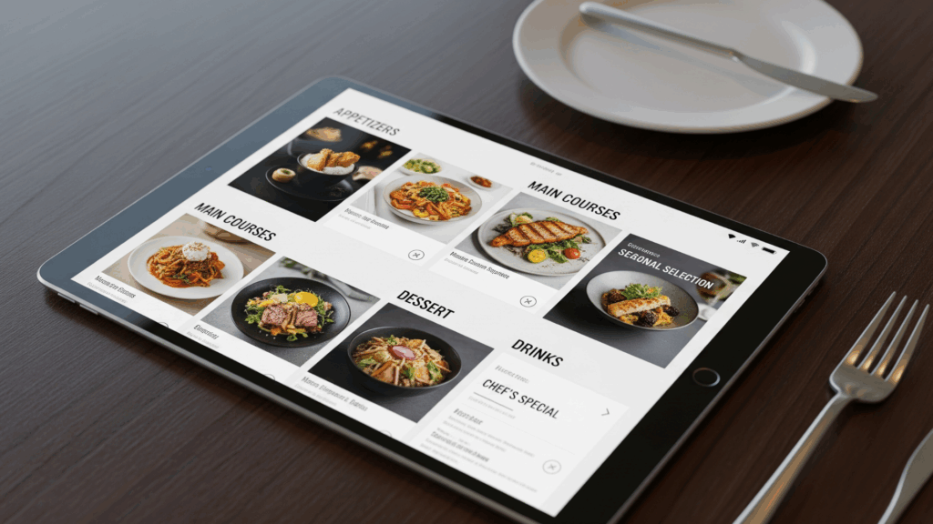 Design Your Online Menu