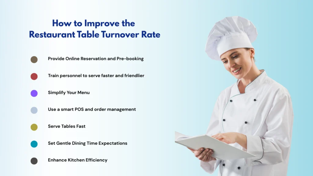 how to improve restaurant table turnover rate